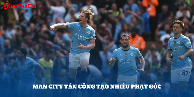 Man City là đội có trung bình phạt góc thuộc top đầu châu Âu nhờ lối chơi kiểm soát và áp đảo.
